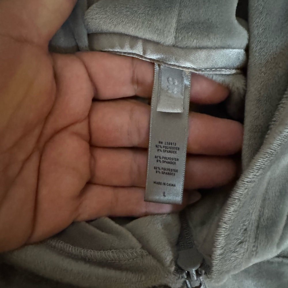 SKIMS Plush Velour Gray Pant & Jacket